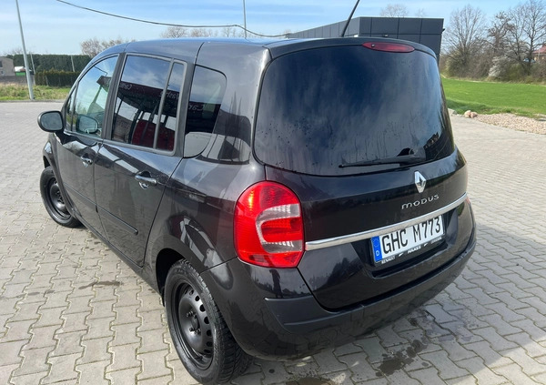 Renault Modus cena 9400 przebieg: 145693, rok produkcji 2009 z Olszyna małe 352